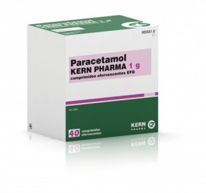 Envase de paracetamol EFG