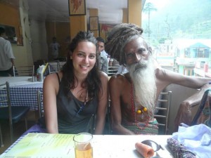 Tania y Baba en la India