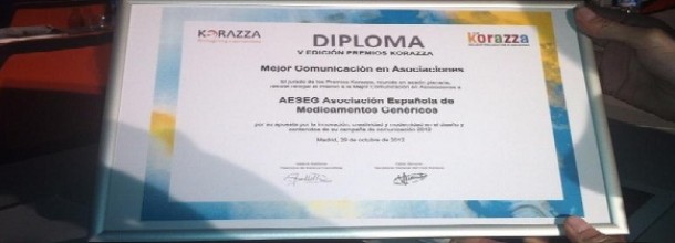 Premio Korazza medicamentos genéricos